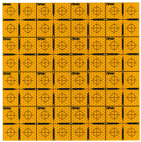 Пленка-отражатель (ОП50- yellow-x16, 1лист) PRN