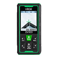 Дальномер лазерный RGK DV100 с видоискателем